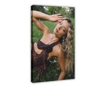 JTRWCQ Exclusive Art Young Beautiful Singer Marina Reche Poster sur toile portrait esthétique pour décoration de chambre à coucher, bureau, cadeau 30 x 45 cm