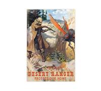 JTRWCQ Fallout 4 - Impression sur toile vintage pour chambre de garçon - Décoration de chambre de garçon - 40 x 60 cm