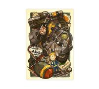 JTRWCQ Fallout Poster sur toile style rétro pour chambre de garçon - Décoration de chambre à coucher, bureau, chambre de garçon (40 x 60 cm)