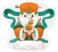 jtsgwop 10 cm/3,9 pouces Heavenly God blesses The People Originality PVC Jeu de collection Action Figure Modèle de personnage Anime Jouets (Heaven Official's Blessing) (couleur : orange)