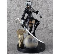 jtsgwop 15CM Anime jtsgwopGame Automata NieR Yorha No.2 Type B 2B debout Belle Fille PVC Action Figure Modèle Jouets Fait Main Statue Collection Ornement