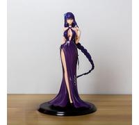 jtsgwop 17 cm Genshin Impact Raiden Shogun Game Figurine PVC Matériau de protection de l'environnement Convient pour la maison bureau Ornements décoratifs Jouet