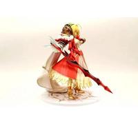 jtsgwop Anime Girl Figure 25 cm Anime Limited Edition Stronger Fate Grand Order Red Saber Nero Claudius 3rd Ascension PVC Action Figure Model Gift Statue Ornement Adulte Jouet Poupée Belle Fille