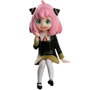 jtsgwop Anya Forger Figurine d'anime, PVC Dessin animé Manga Personnage Modèle Statue Collection Mignon Cake Topper Bureau Décoration Ornement 7,8 cm