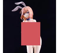 jtsgwop Figurine Anime Girl Ecchi Waifu - Personnages d'anime japonais - Lapin blanc - Figurine d'action St Louis - Collection Aldult - Jouet décoratif