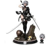 jtsgwop HSB 33CM Anime Games NieR Automata Anime Figure Hunter 2b Yorha No.2 Type B Belle figurine d'action en PVC Excellent modèle de poupée adulte Collection Ornements Statue Coffret cadeau