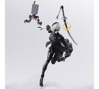 jtsgwop NieR Automata Yorha No. 2 Type B 2B Figurine d'action de combat en PVC 14 cm