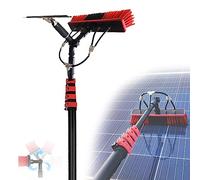 JTSMJQIE Kit de brosse à eau télescopique pour fenêtre et lavage de voiture, idéal pour nettoyer les panneaux photovoltaïques et les fenêtres de camion