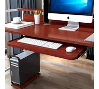 JTSMJQIE Plateau d'extension coulissant pour clavier sous le bureau avec plate-forme de souris coulissante en bois pour clavier d'ordinateur Orga