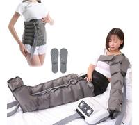 JTSMJQIE Pressotherapy Appareil de compression d'air 6 cavités pour drainage lymphatique des jambes Appareil de compression séquentielle pour une meilleure circulation et une récupération plus rapide
