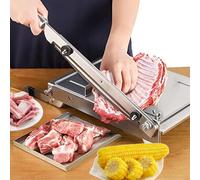 JTSMJQIE Trancheuse professionnelle en acier inoxydable pour poulet, canard, poisson, steak