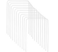 Jtuxcke Lot de 12 guichets de croquet de rechange pour croquet, cerceaux de croquet en métal arqués pour famille, pelouse, jardin, jeux en plein air