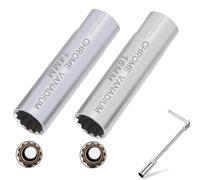 JTUYPT 2 Pcs Clé à Bougie d'allumage Extra-Mince pour Les Voitures et Les Motos