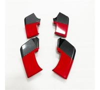 JTWMTY Ailettes de Spoiler Kit d'ailes De Moto pour Ducati pour Streetfighter V4 V4S V4SP 2020-2023 V2 2022-2023, Ailerons Fixes(Type C)