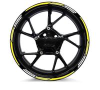 JTWMTY Autocollant De Moto À Rayures De Jante De Course Décoration De Moto pour Suzuki pour V-Strom 250 SX 1000 1050 XT DL 650(Style 2)