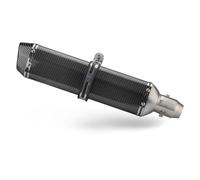 JTWMTY Design Sportif et Tendance 470mm Pot D'échappement Moto Silencieux Tuyaux D'échappement Tuyau De Liaison Silencieux Pièces pour Kawasaki pour NINIA 650 Tmax 500 Tmax 530