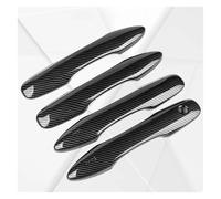 JTWMTY Intérieur Autocollant Couverture Poignée Porte Extérieure Voiture Accessoires Fiber Carbone Pour Corolla 2019 2020 - 2024(Carbon)