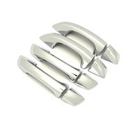 JTWMTY Intérieur Autocollant Protection Garniture Couverture Poignée Porte Voiture Chromé Fiber Carbone Pour VW Pour Sharan MK2 7N 2010 - 2019(Type A)