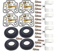 JTWMTY Kits de révision de carburateur Kit De Réparation De Carburateur pour Moto, Pièces De Siège À Aiguille Flottante pour Y&amaha FZS1000 pour FAZER FZ-1 FZS 1000(Style 2)