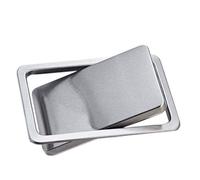 JTWWDM Couvercle Poubelle Carré en Acier Inoxydable, Couvercles Comptoir Encastrés, Finition Brossée, Rabat Pivotant pour Goulotte Déchets Intégrée pour Comptoir Cuisine Bureau,430 27cm