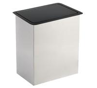 JTWWDM Poubelle Carrée Encastrée, Poubelle Intégrée Au Plan De Travail Cuisine, Corbeille À Papier pour Plan de Travail, Poubelle Encastrée Cachée, Conteneurs À Déchets Cuisine,Big C