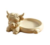 Jtxcreate Plateau à bijoux petit plat vache