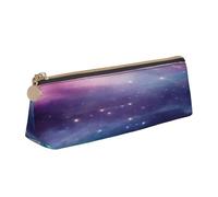 JTXSFYZPB Magic Space - Trousse à crayons portable en cuir avec fermeture éclair pour enfants, filles, garçons, femmes, hommes, blanc, Taille unique, Organiseur d'emballage