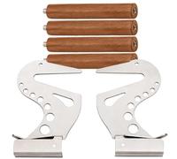 JTYEBY Appui Main Peinture, 40CM, Barre de Support Repose Main RéGlable pour Chevalet, Support d'artiste en Métal avec Système de Verrouillage Automatique par Gravité (Argent)