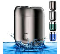 JTYEBY Mini Rasoir électrique Portable étanche, Mini Rasoir électrique à Double Tête, New Capsule Razor, Rasoir électrique Pratique et Rechargeable, Rasoir Humide Et Sec, Rechargeable par USB