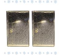JTYEBY Snow Scene Light, Lampe de Rue de Nuit Enneigée, Lumière Nuit de Neige d’Hiver, 2024 Nouvelles Lumières de Noël Faites à la Main, Petit Lampadaire, pour Petite Amie et Meilleure Amie (2pcs)