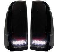 JTYQWD Voiture Feu Arrière Feux Arrière À LED Pour Hilux Pour Vigo 2008 2009 2010 2012 2013 2014 Lampe Clignotants De Freinage Recul(Smorked)