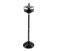 JTYX Cendrier sur Pied avec Couvercle en Acier Inoxydable à Hauteur réglable, Coupe-Vent Contemporain, cendriers de terrasse extérieurs Hauts pour Cigarettes