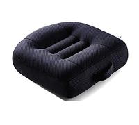 JTYX Coussins de Chaise Adulte Rehausseur Booster Pad Portable Coussin De Siège De Voiture Respirant Maison Extérieur,Black,40x40x12cm