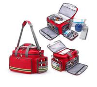 JTYX Trousse de Premiers Soins Sac de traumatologie léger à Compartiments Multiples - Idéal pour la Maison, l'extérieur, Le Bureau, la Voiture, Les Voyages, Le Camping, la randonnée