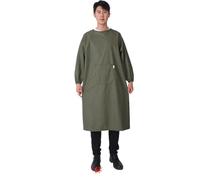 JTZYM Tablier de Cuisine Imperméable, Blouse Utilitaire à Manches Longues pour Hommes et Femmes, Poches Pratiques, Résistant à l'huile et Facile à Nettoyer, Idéal pour Cuisine,