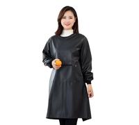 JTZYM Tablier Imperméable Femme à Manches Longues avec Poches, Blouse Utilitaire Polyvalente pour Cuisine, Vaisselle, Jardinage et Travail, Idéal pour Activités Domestiques