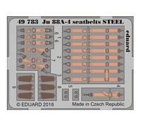 Maquette Eduard Ju 88a-4 Seatbelts Steel For Icm - 1:48e - Accessories