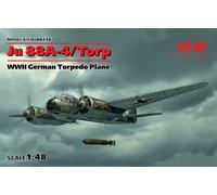 Ju 88a-4 Torp / A-17, Allemand WWII Torpedo Avion 1:48 Plastique Model Kit Icm