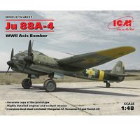 Ju 88a-4, WWII Axe Bomber 1:48 Plastique Model Kit Icm