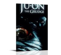 JU-ON Poster The Grudge sur toile, impression d'art mural esthétique, affiche artistique peinture pour chambre, 40 x 60 cm, style cadre