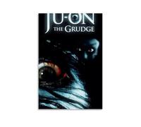 JU-ON Poster The Grudge sur toile, impression d'art mural esthétique, affiche artistique peinture pour chambre 40 x 60 cm, style sans cadre