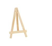 JUAFOY Lot de 5/10 mini chevalets en bois pour table de mariage, cartes de table, cartes de nom, chevalets d'affichage pour décoration (L, 10 pièces)