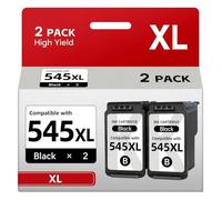 Jualihai PG-545 XL Noir Cartouche d'encre Remplacement pour Canon 545 XL PG-545XL PG545-XL et 546 Multipack pour Pixma TS3350 TS3150 MX495 MG2550 MG2555S TS3450 MG2950 IP2850 TR4550 TS205 TS305 TS3151