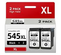 Jualihai PG-545 XL Replacement pour Canon 545 XL PG-545XL PG545-XL | 2 x 545XL Noir, Replacement pour Pixma TS3350 MG2550 TS3150 MG2555S TS3450 MX495 MG2950 iP2850 TR4550 TS305 TS3151 TS3351
