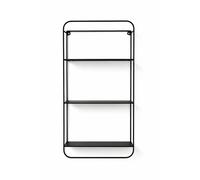 JUAN - Etagère mini en acier noir H70 Noir