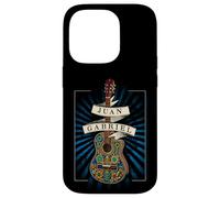 Juan Gabriel Guitare avec Soleil Bleu Coque pour iPhone 14 Pro