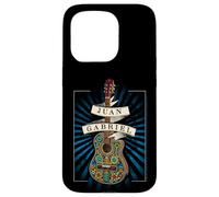 Juan Gabriel Guitare avec Soleil Bleu Coque pour iPhone 15 Pro