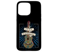 Juan Gabriel Guitare avec Soleil Bleu Coque pour iPhone 15 Pro Max