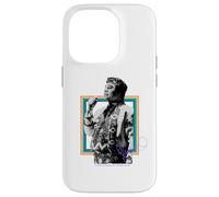 Juan Gabriel Photo avec Cadre Arc-en-Ciel Coque pour iPhone 14 Pro