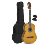 Juan Miguel Navarrez guitare de concert - guitare classique - 4/4 honey - couleur naturelle - incl. housse